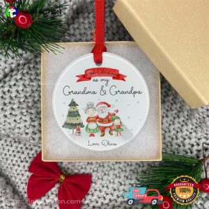 First Christmas As Grandparents Personalized Ornaments
