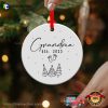 First Time as Grandma Custom Grandma Established Vintage Ornaments