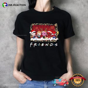 Friends Marvel Chibi Characters Christmas Shirt 2