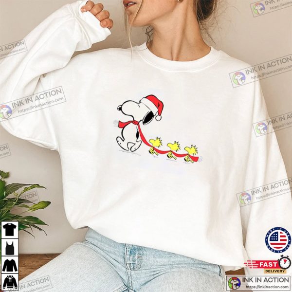 Funny Cartoon Christmas, Christmas Snoopy Shirt