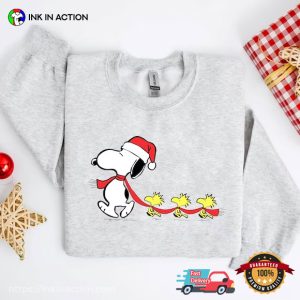 Funny Cartoon Christmas, Christmas Snoopy Shirt