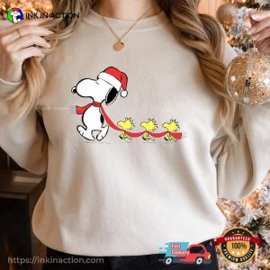 Funny cartoon christmas, christmas snoopy Shirt 4