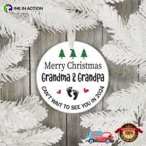 Grandma And Grandpa Unique Christmas Ornaments