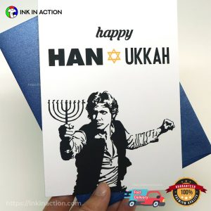 Han Solo Happy Hanukkah Star Wars Poster