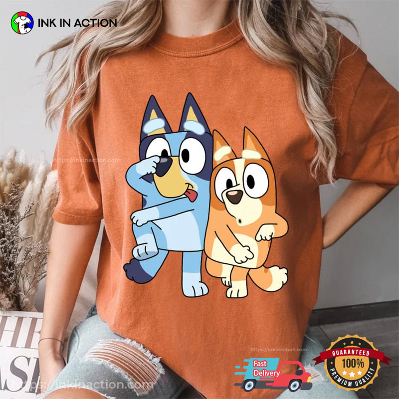 Happyness Bingo And Bluey Family Shirt - Print your thoughts. Tell