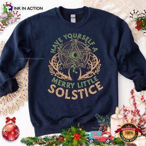 Have Yourself a Merry Little Solstice T Shirt, winter solstice 2024 Merch 2