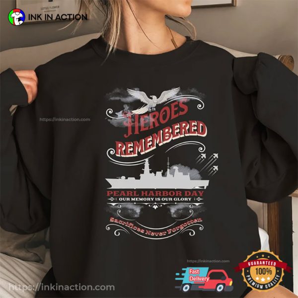 Heroes Remembered Pearl Harbor Day T-shirt