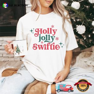 Holly Jolly Swiftie Christmas T-swift T-shirt