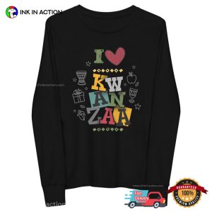 I Love Kwanzaa Tee, African Celebration kwanzaa 2024 1