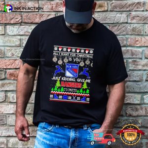 Is You New York Rangers Ice Hockey Ugly Christmas Shirt 2