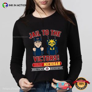 Jail To The Victors Beat Michigan Funny Football T Shirt 2