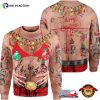 Jingle Beer Belly Funny Christmas Ugly Sweater, Funny Xmas Gift