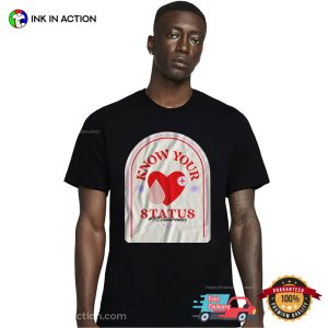 Know Your Status Support Tee, HIV Aids Awareness Month