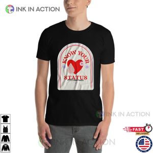 Know Your Status Support Tee, hiv aids awareness month 3