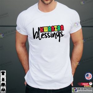 Kwanzaa Blessings African American Holiday Tee