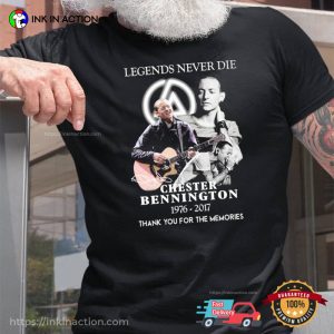 Legend Never Die Chester Bennington 1976 2017 Signatures Shirt 1