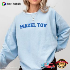 Mazel Tov Happy Hanukkah Essential Shirt 4
