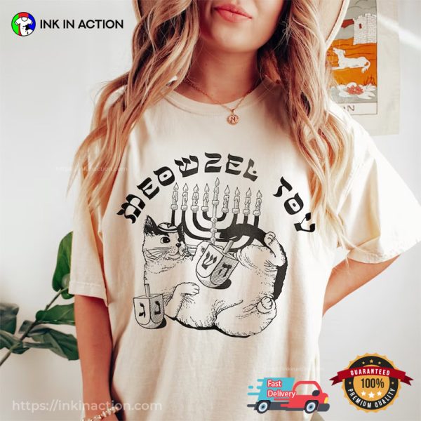 Meowzel Toy Hanukkah Funny T-shirt, Hanukkah Gift Ideas