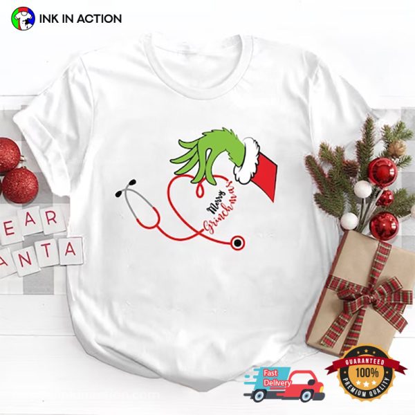 Merry Grinchmas Nursemas The Grinch Shirt