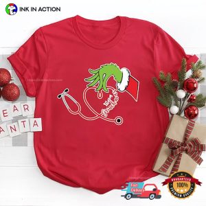 Merry Grinchmas Nursemas the grinch shirt 3