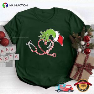 Merry Grinchmas Nursemas the grinch shirt 4