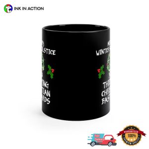 Merry Winter Solstice Thieving Christian Bastards Coffee Mug 2