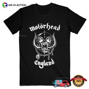 Motorhead England Moster Skull Racing T Shirt 2