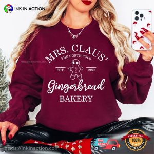 Mrs. Claus’s Gingerbread Bakery Vintage X Mas Tee