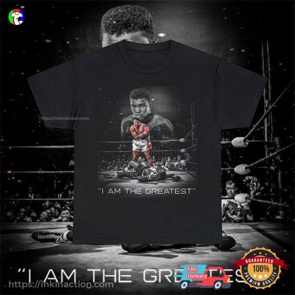 Muhammad Ali Over Liston Boxing Graphic T-shirts