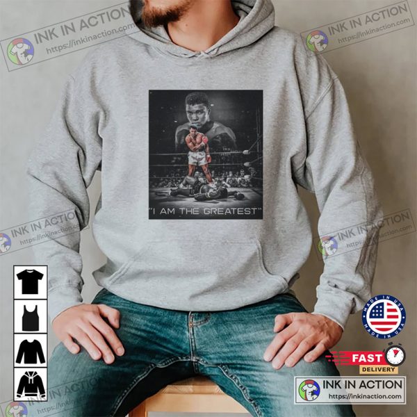 Muhammad Ali Over Liston Boxing Graphic T-shirts