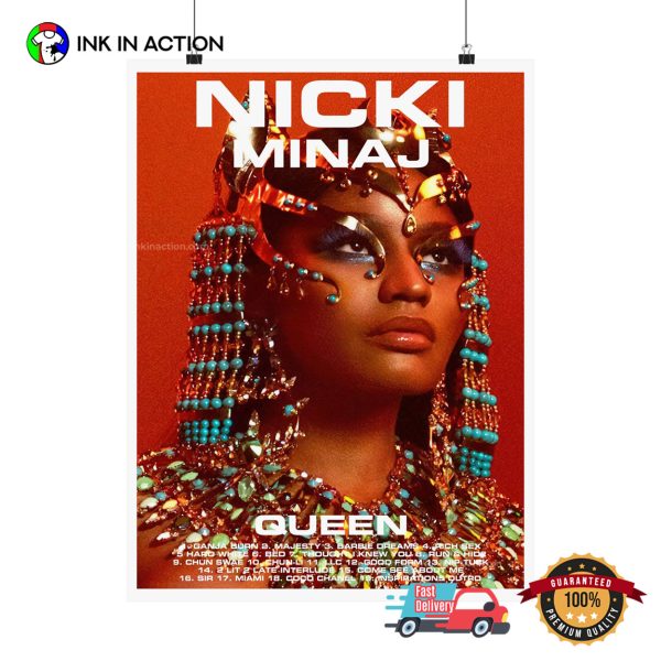 Nicki Minaj Queen Album Cover Poster