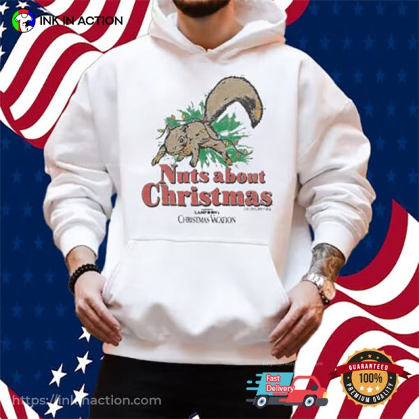 Nuts About Christmas Squirrel Vacation T-shirt