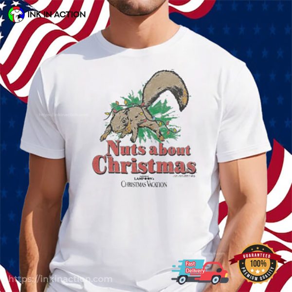 Nuts About Christmas Squirrel Vacation T-shirt