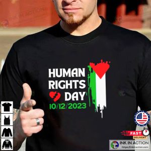 Official Human Rights Day Palestinian Flag Shirt