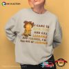 Out Of Lasagna Garfield Cowboy Tee