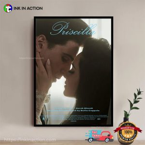 Priscilla (2023) Movie Poster, priscilla presley movie Art Poster For Gift