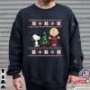 Peanuts Snoopy And Charlie Brown With Tree Xmas Holiday T-shirt