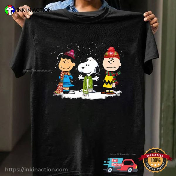 Peanuts Lucy Van Pelt Charlie Brown And Snoopy Christmas Shirt