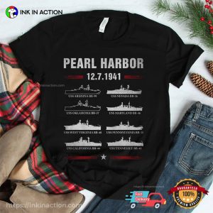 Pearl Harbor Battleship Memorial Day T Shirt 3