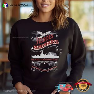 Pearl Harbor Day Heroes Remembered Unisex T Shirt 1