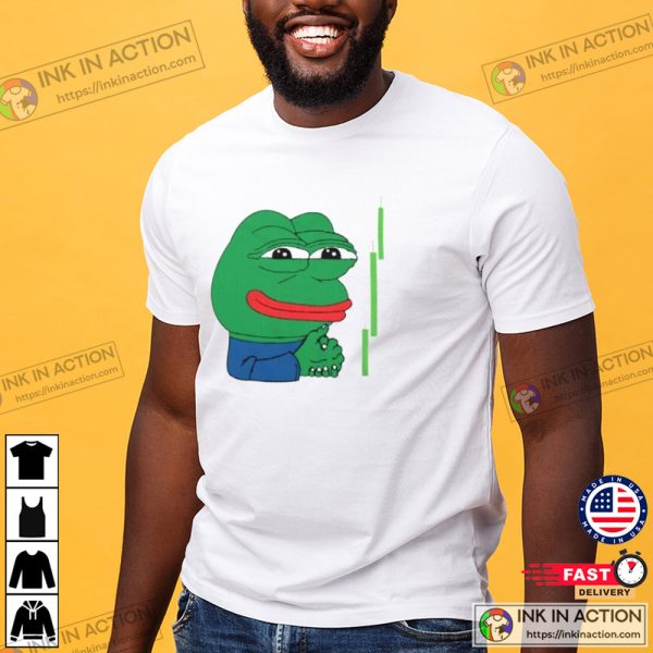 Pepe Frog Pepe Meme Coin Crypto Hodl Meme T-shirt