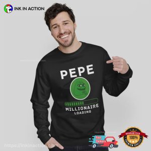 Pepe Millionaire Loading Crypto Meme Classic T-Shirt