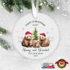 Personalised First Christmas As Grandparents Christmas Tree Ornaments, Xmas Presents For Grandparents