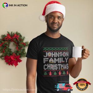 Personalized Family Name African Christmas Family T Shirt 2