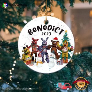 Personalized Five Nights at Freddy’s Christmas Ornament