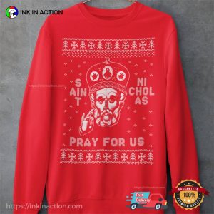 Pray For Us St Nicholas Catholic Church T-shirt