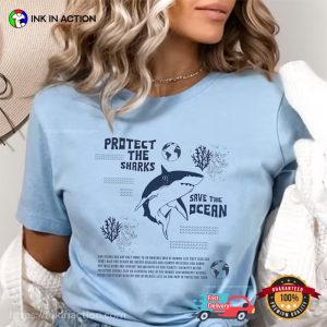 Protect The Sharks, Save The Ocean Comfort Colors Tee