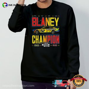 RYAN BLANEY Racing Champion NASCAR 2023 T Shirt 1