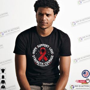 Red Ribbon Week For HIVAIDS Fighter Comfort Colors Tee