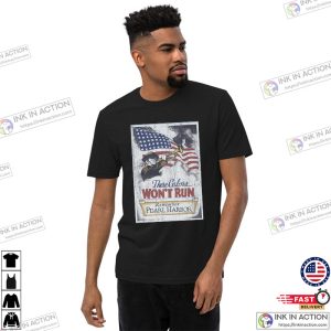 Remember Pearl Harbor WW2 Retro Poster T-shirt